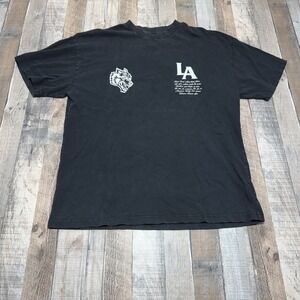 Darc Sport Wolves T Shirt Mens Medium Black Limited 562/1000 Oversized Graphic